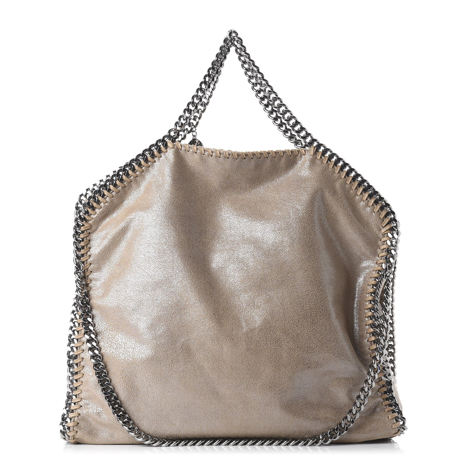 Stella McCartney Shaggy Deer Falabella Fold Over Tote Redwood 1 of 12