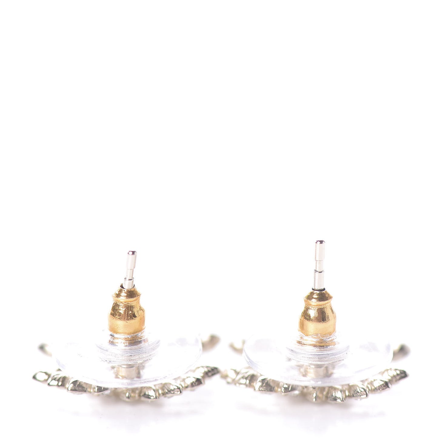 Strass Crystal Dazzling Wheat CC Earrings Gold