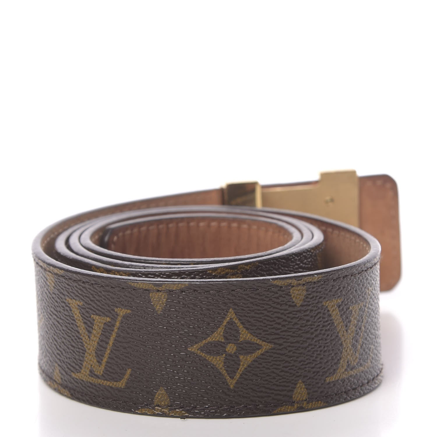 Louis Vuitton Monogram 40mm LV Initiales Belt 95 38 2 of 8