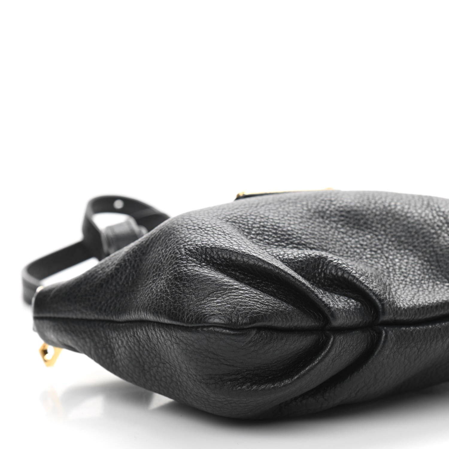Marc Jacobs Pebbled Calfskin Crossbody Bag Black 9 of 10