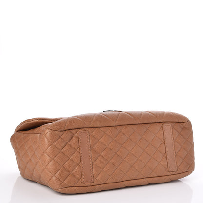 Chanel Caviar Quilted Coco Casual Flap Light Brown 4 of 7