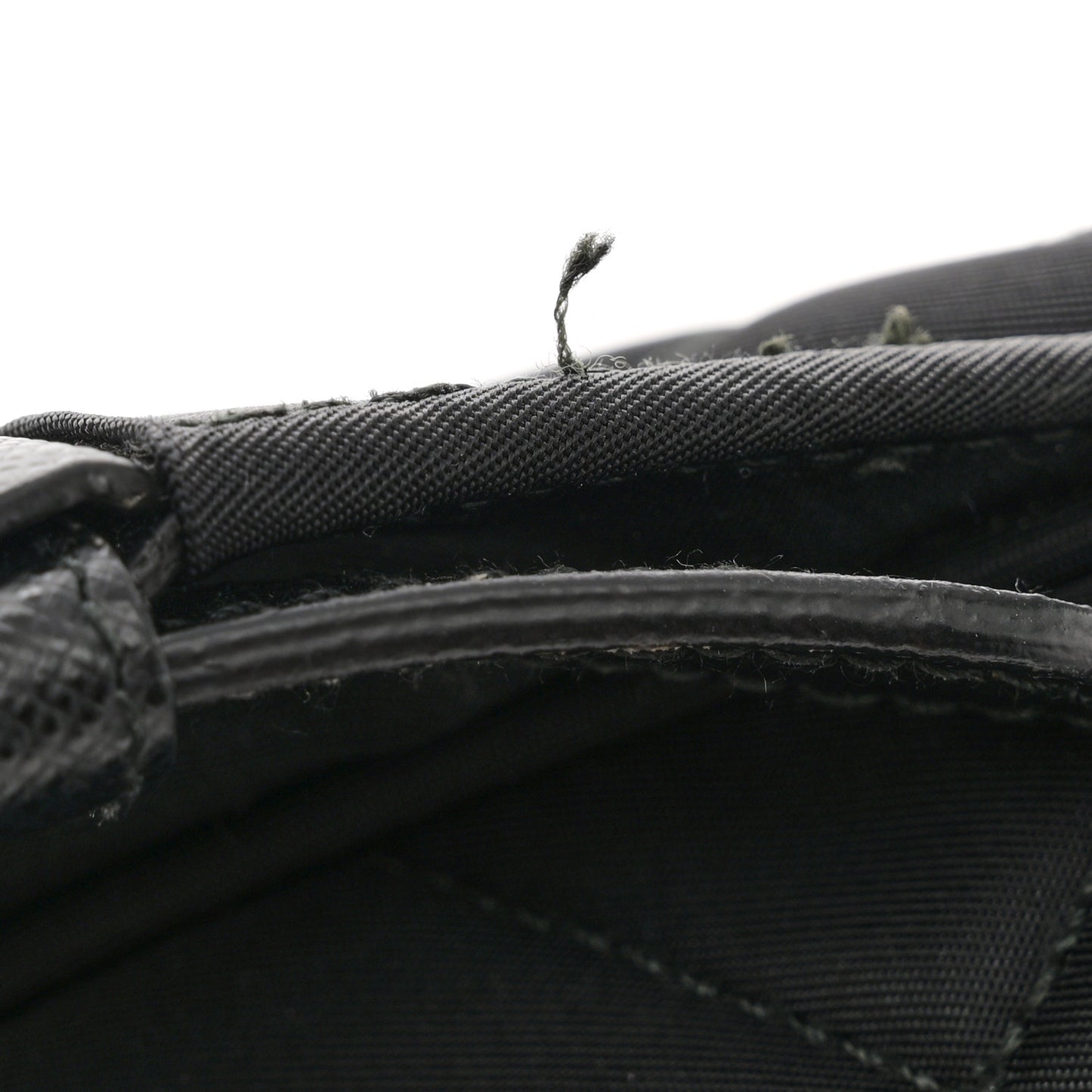 Nylon Tessuto Impuntu Quilted Backpack Black