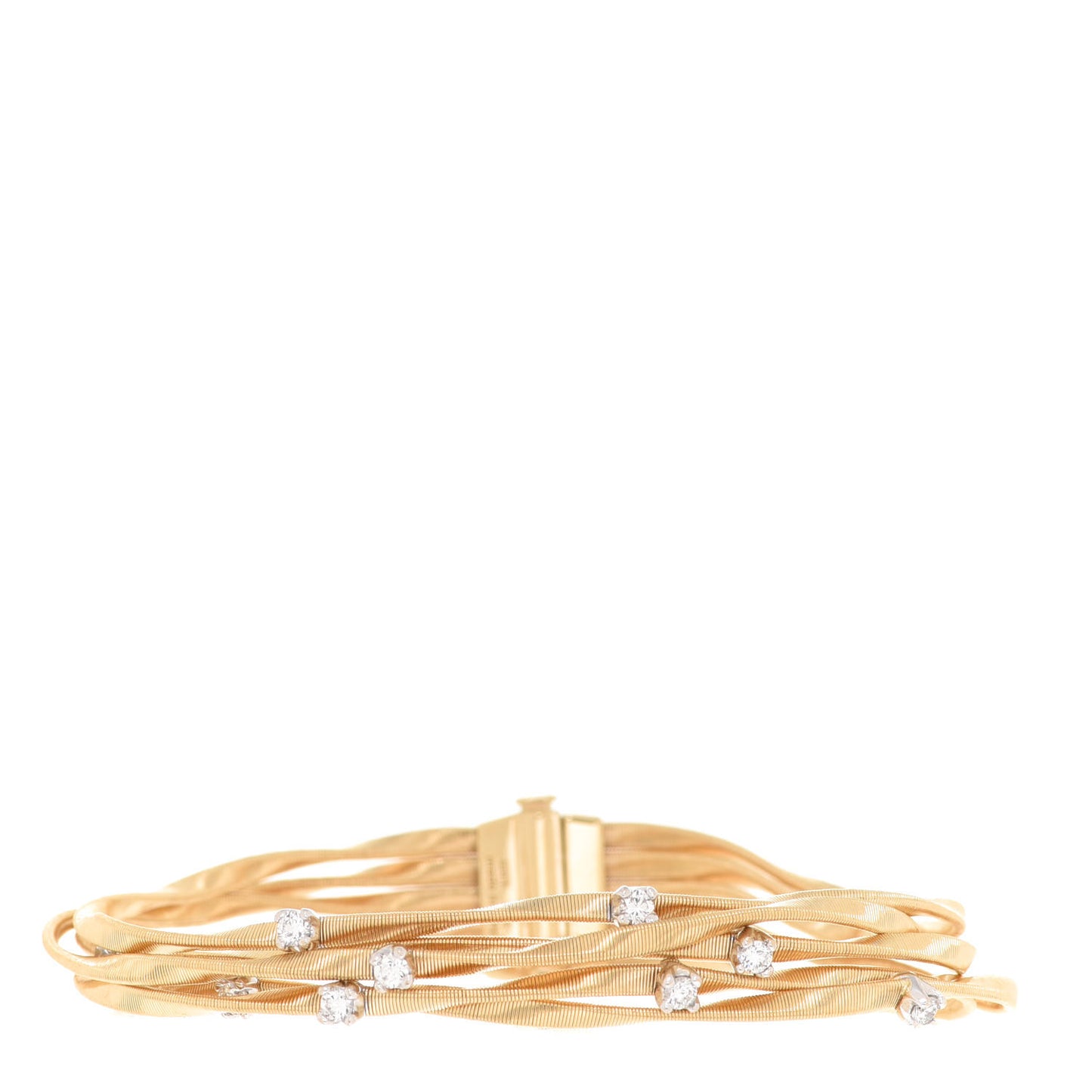18K Yellow Gold Diamond Marrakech Five Strand Bracelet