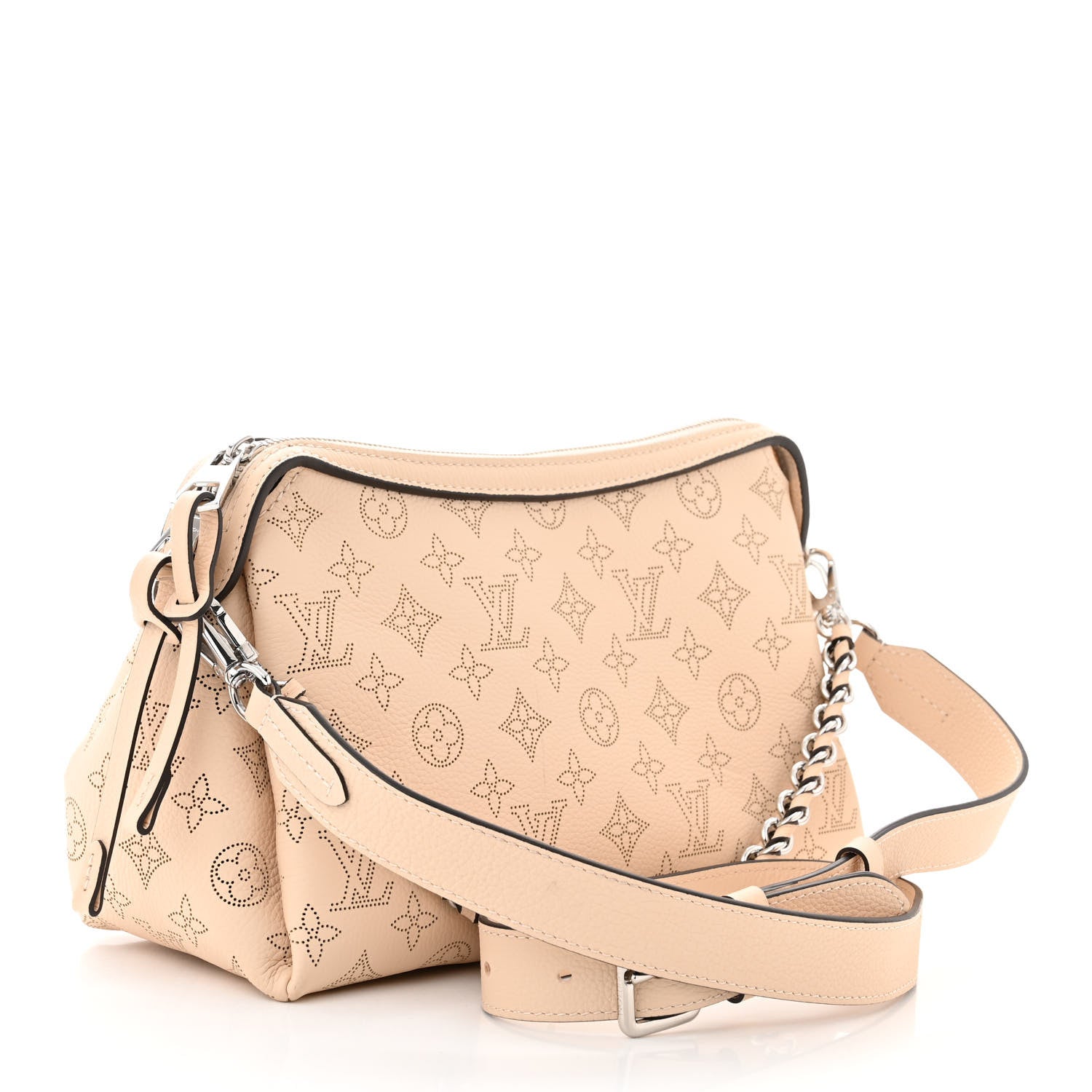 Louis Vuitton Mahina Braided Hand It All PM Creme 3 of 9