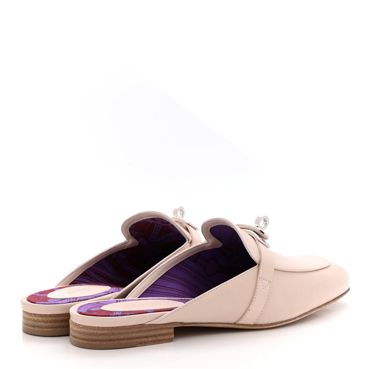 Goatskin Oz Mules 36 Blanc Poros