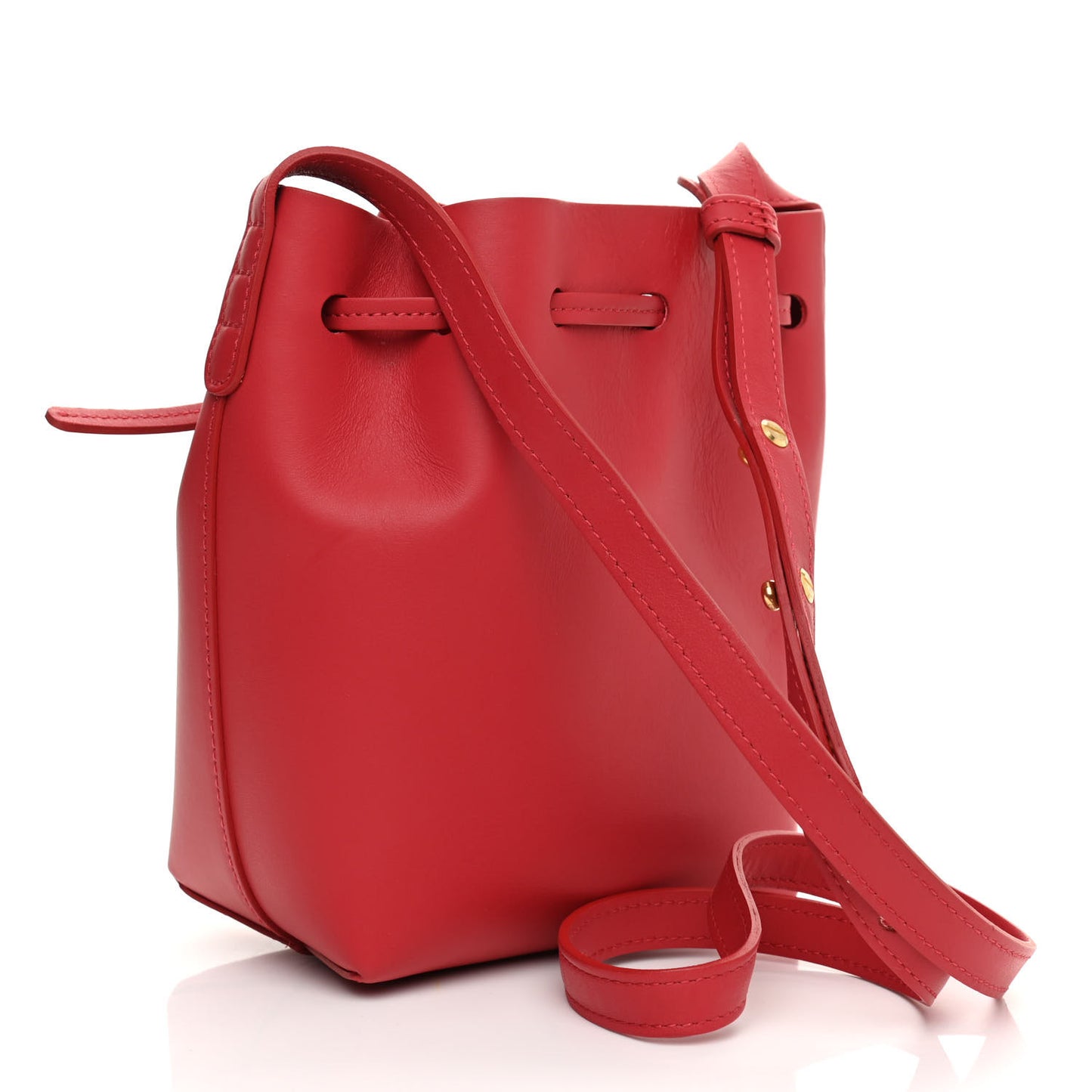Calfskin Mini Bucket Bag Flamma