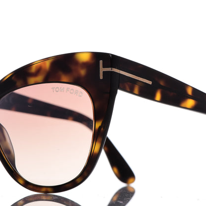 Tom Ford Nika Cat Eye Sunglasses TF523 Havana 7 of 9