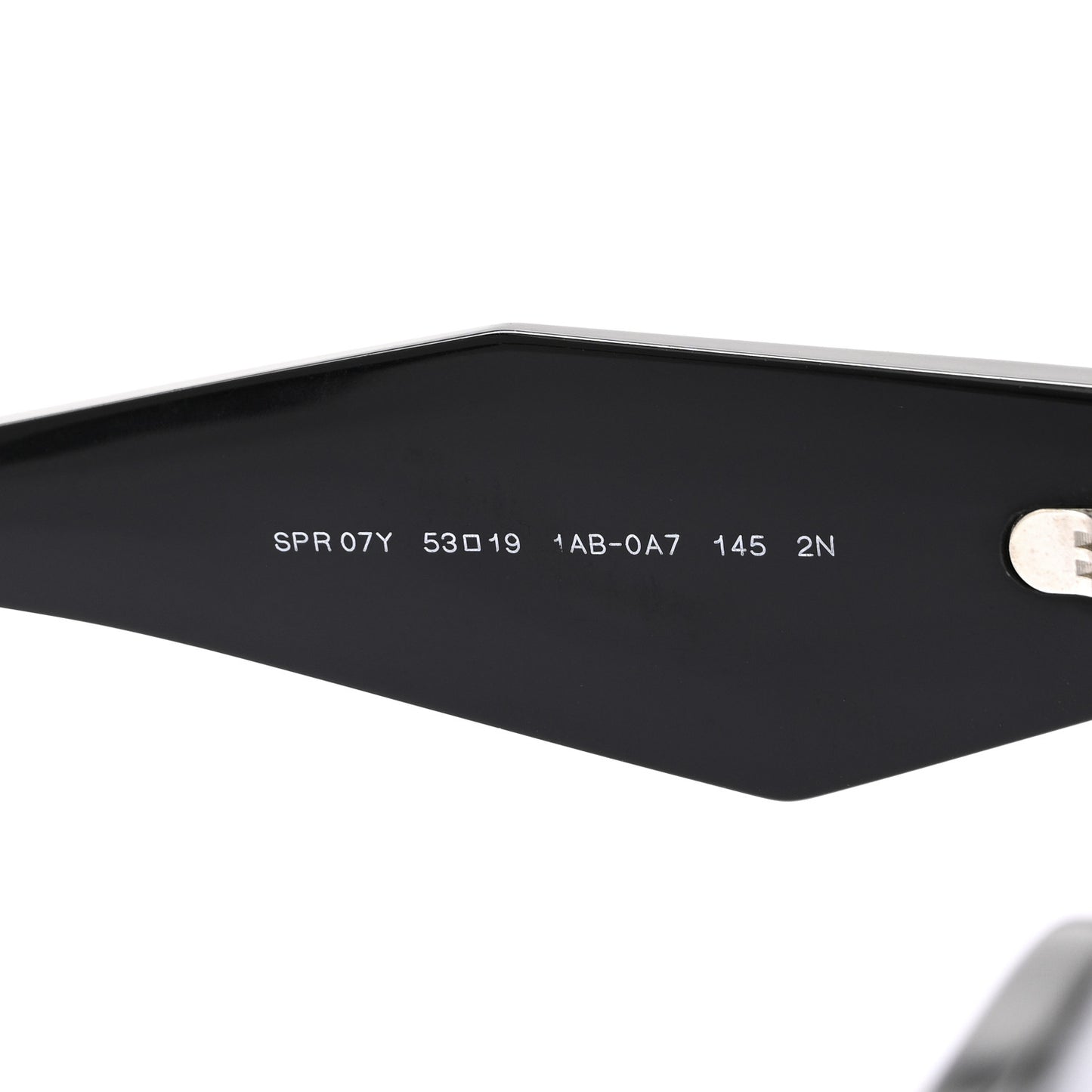 Acetate Symbole Sunglasses SPR 07Y Black