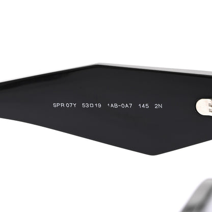 Prada Acetate Symbole Sunglasses SPR 07Y Black 6 of 6