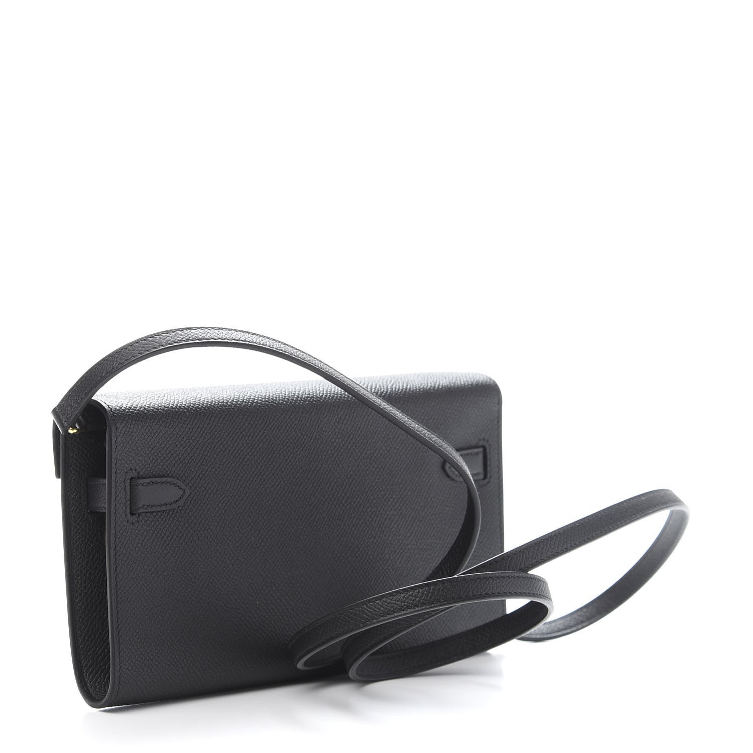 Hermes Epsom Kelly Wallet To Go Black 3 of 11