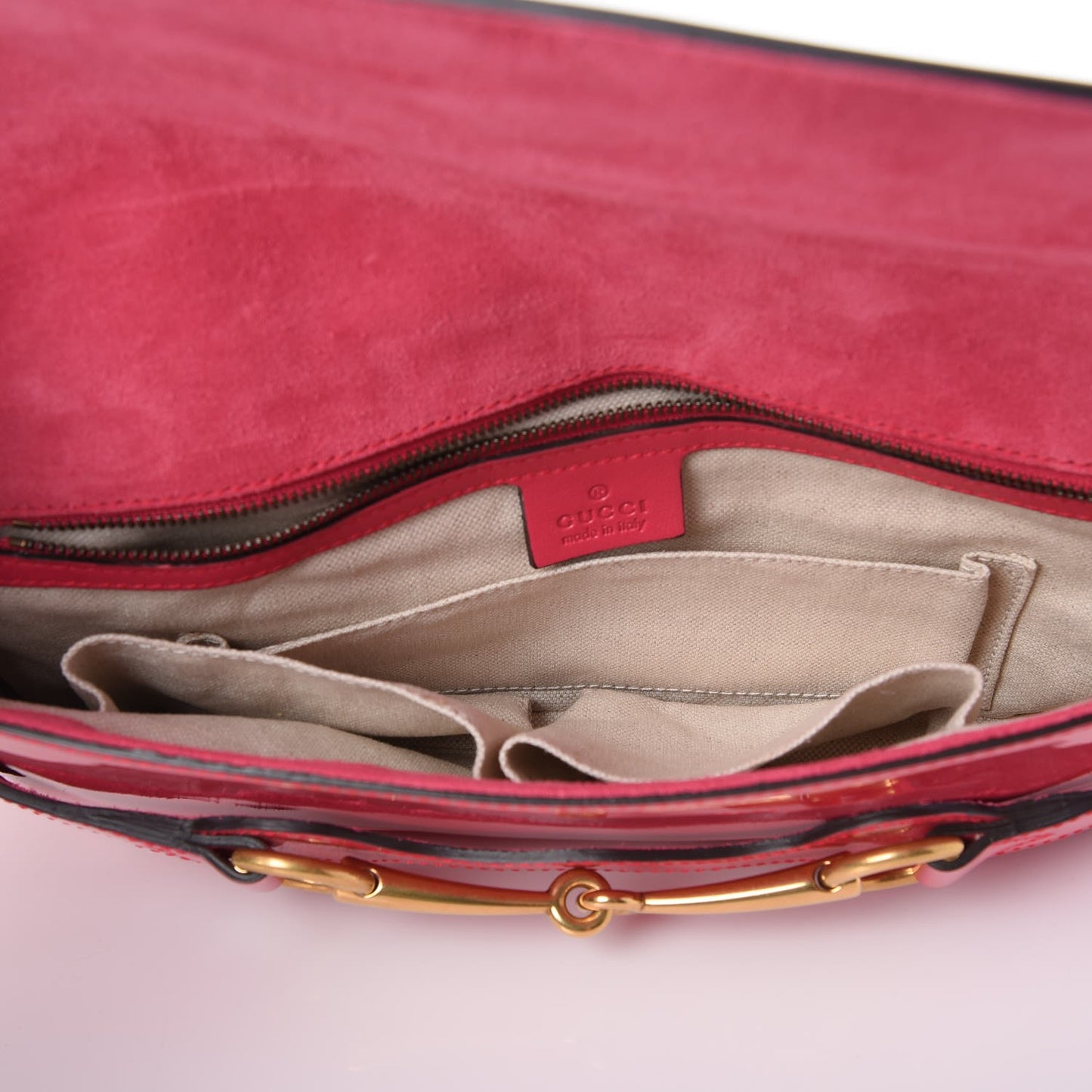 Patent Large Bright Bit Clutch Shocking Pink