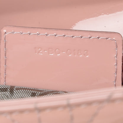 Christian Dior Patent Cannage Large Lady Dior Light Pink 8 of 14