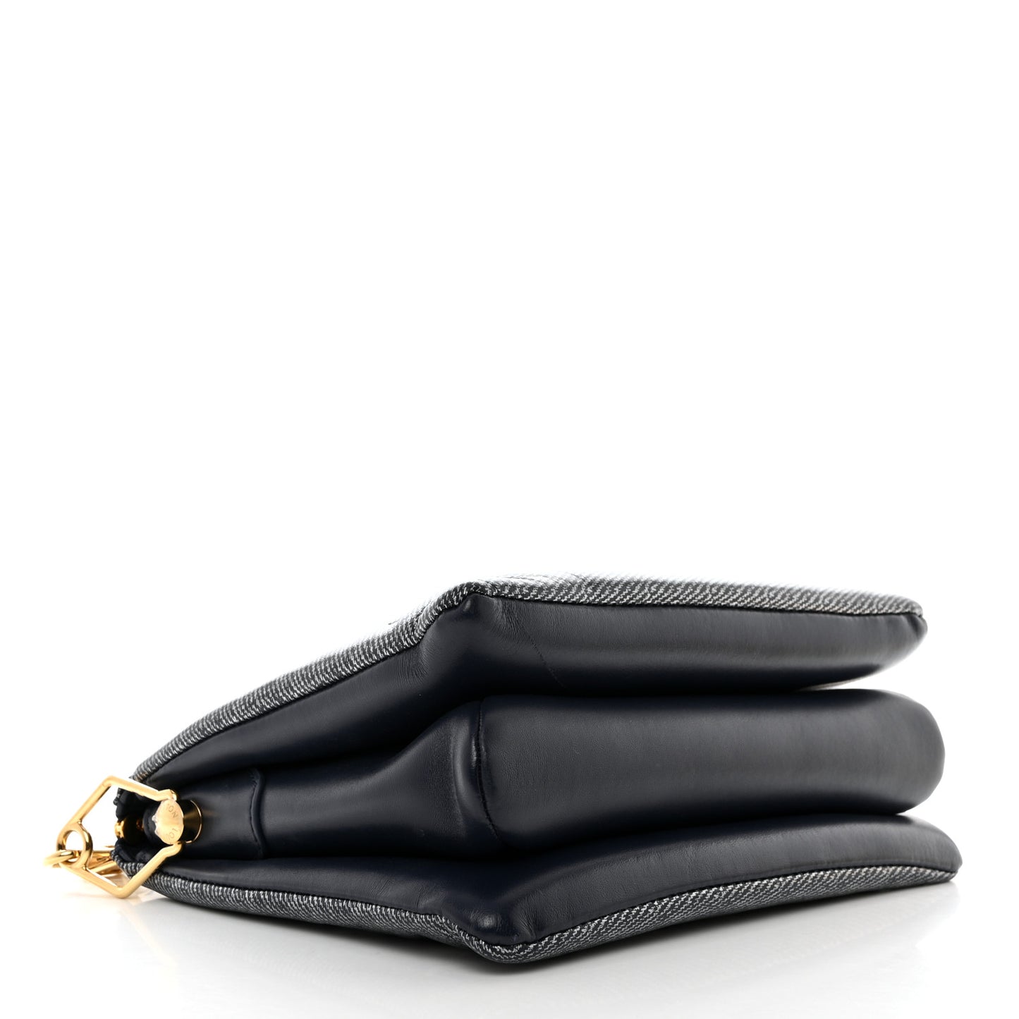 Lambskin Printed Monoglam Coussin PM Blue