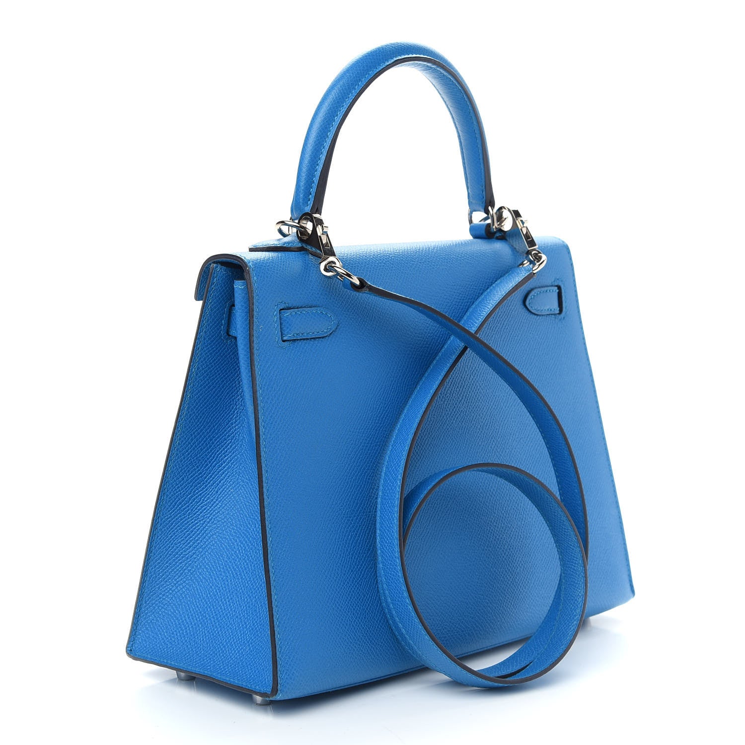 Hermes Epsom Kelly Sellier 25 Bleu Zanzibar 3 of 10