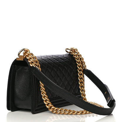 Chanel Caviar Quilted Medium Boy Flap Black 3 of 10