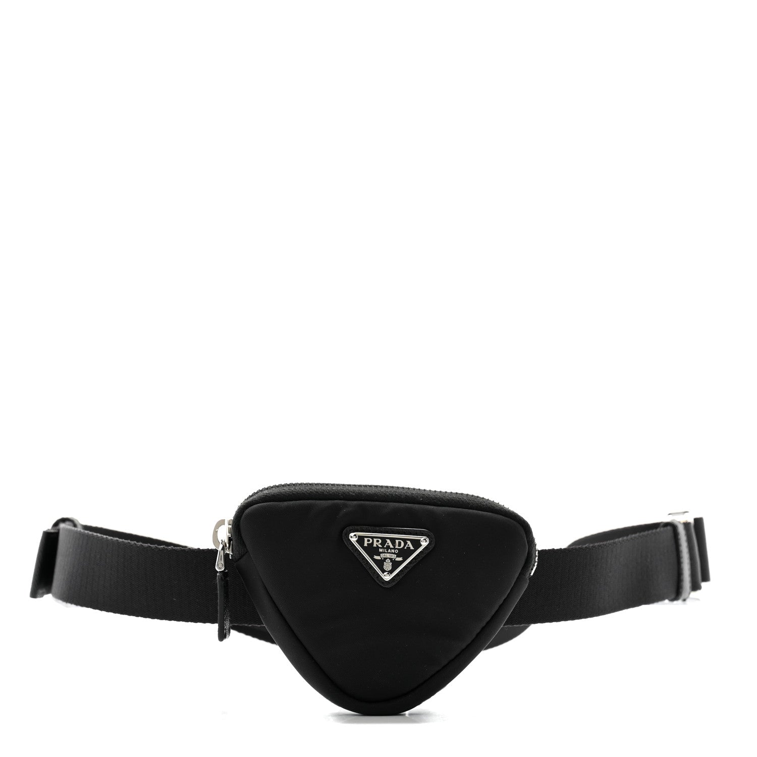 Prada Re-Nylon Belt With Triangle Pouch 110 44 Black 1 of 8