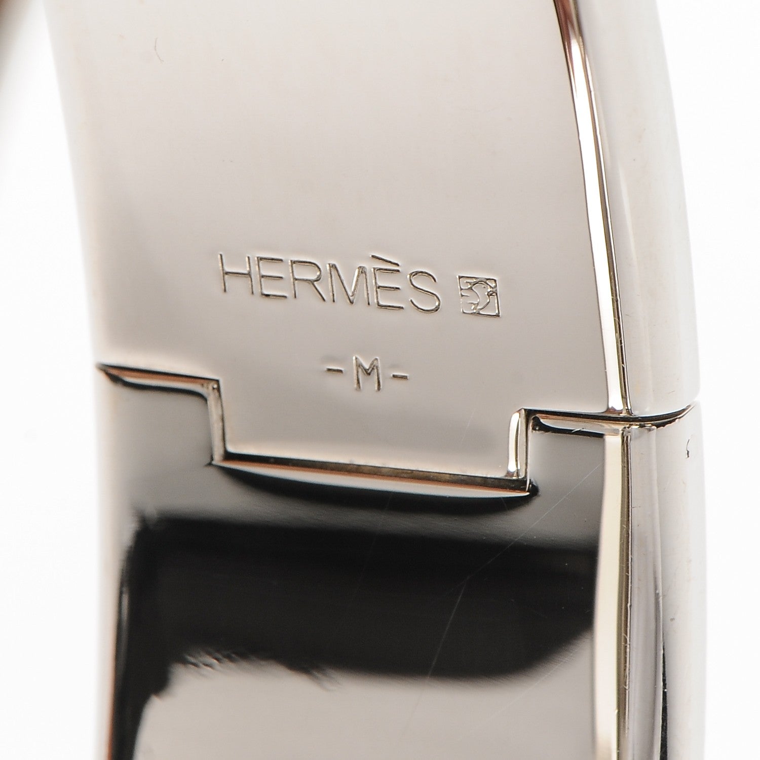Hermes Enamel Wide Clic Clac H Bracelet GM Orange 5 of 5