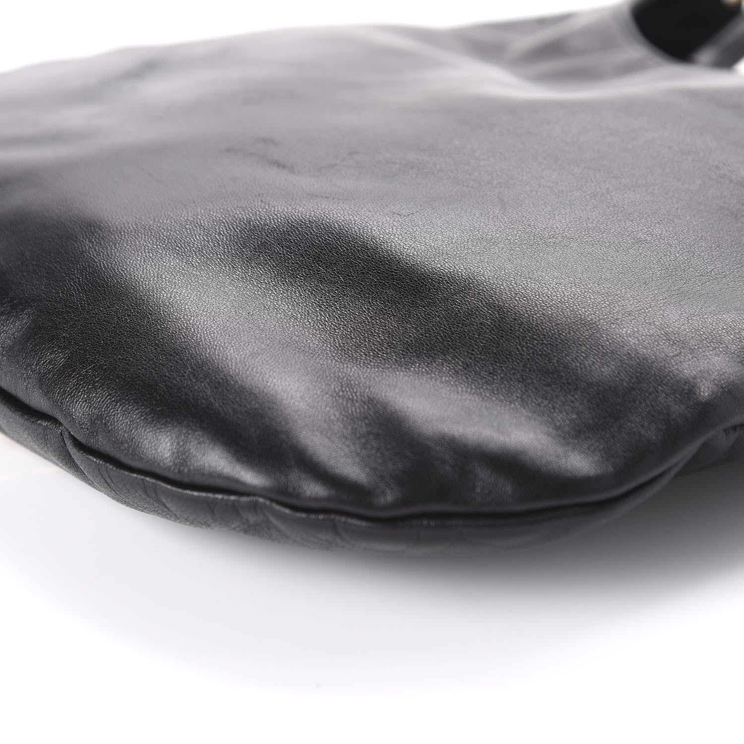 Prada Nappa Chain Hobo Black 7 of 12