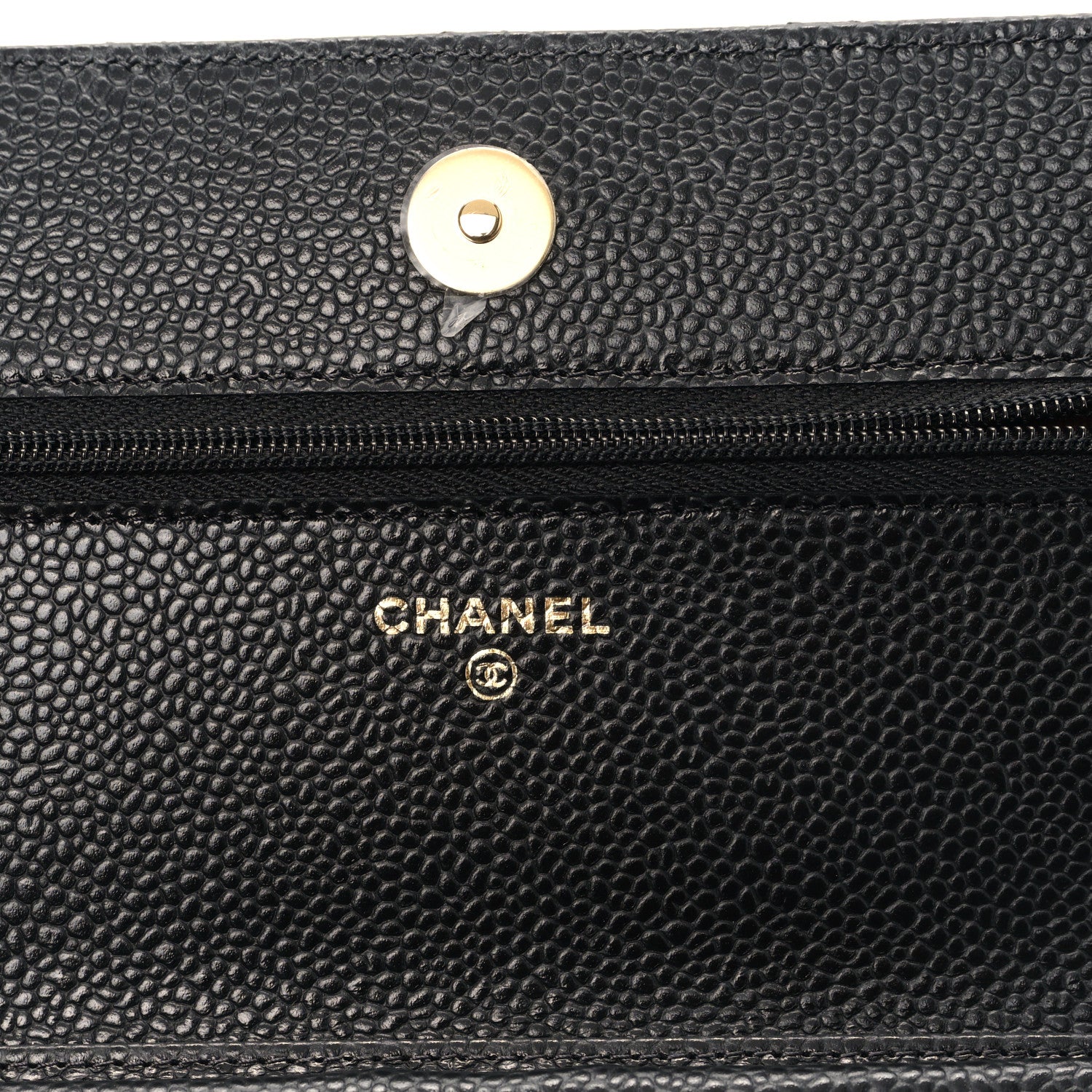 Chanel Caviar Quilted Wallet on Chain WOC Black 6 of 11