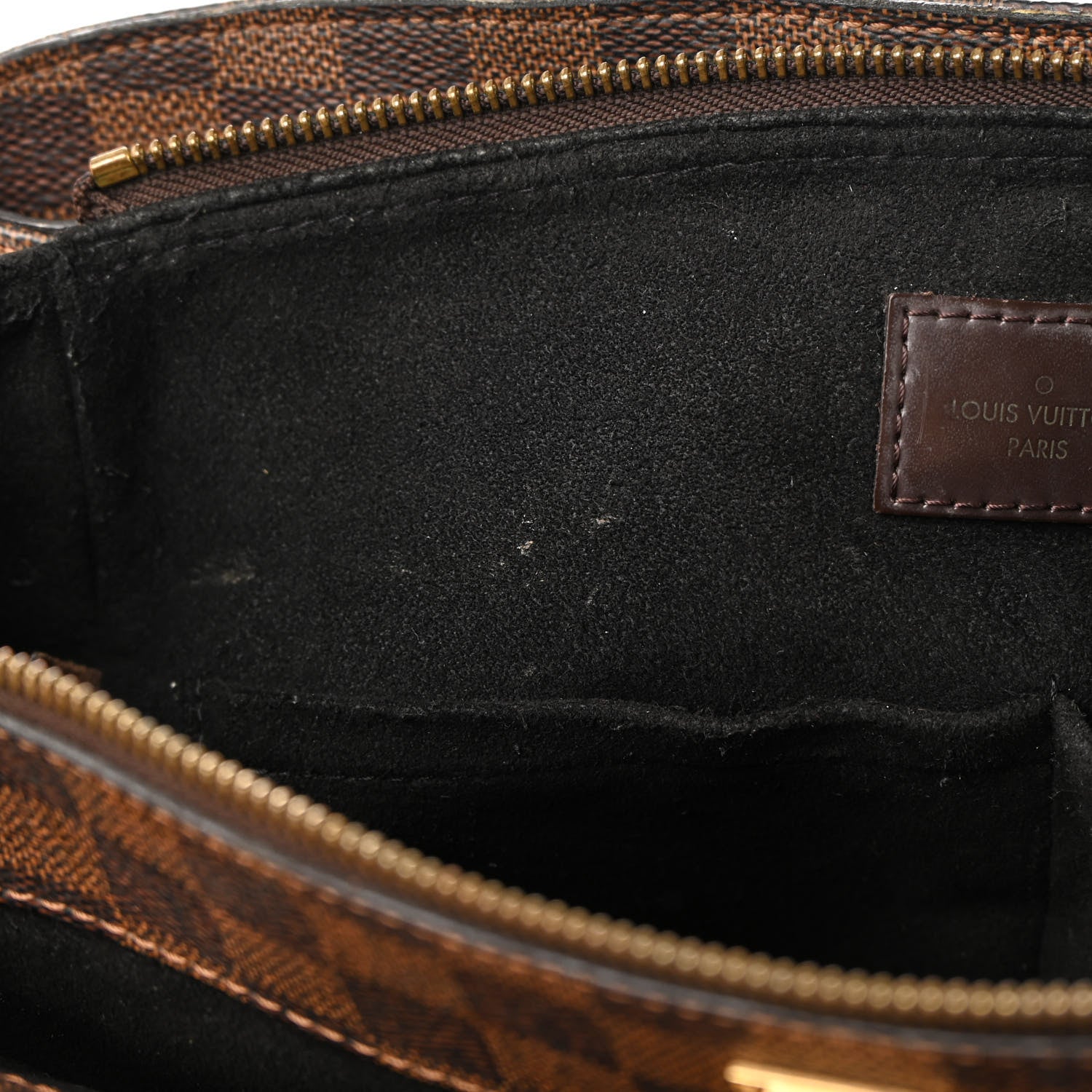 Louis Vuitton Cuir Taurillon Damier Ebene Normandy Black 14 of 25
