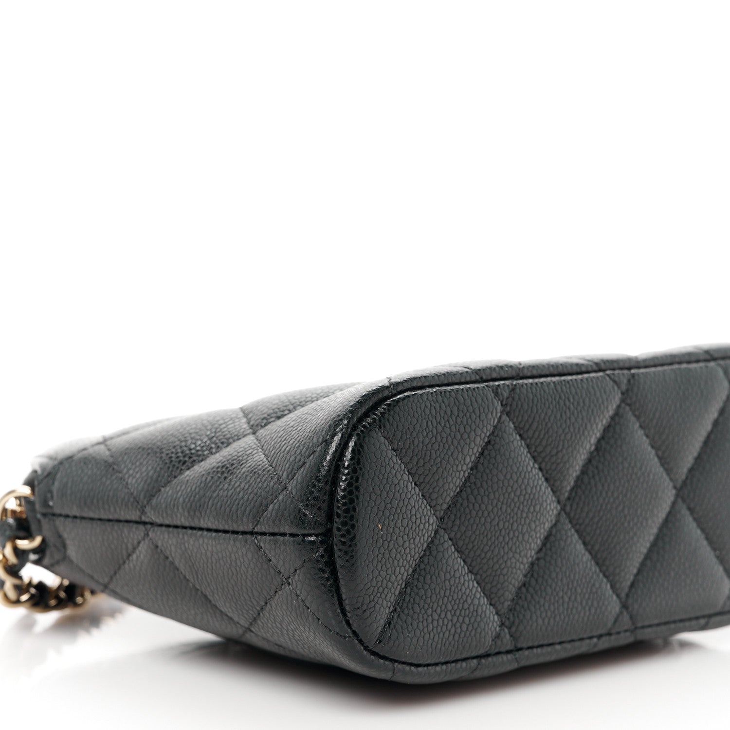 Chanel Caviar Quilted Classic Clutch with Chain Black 9 of 10