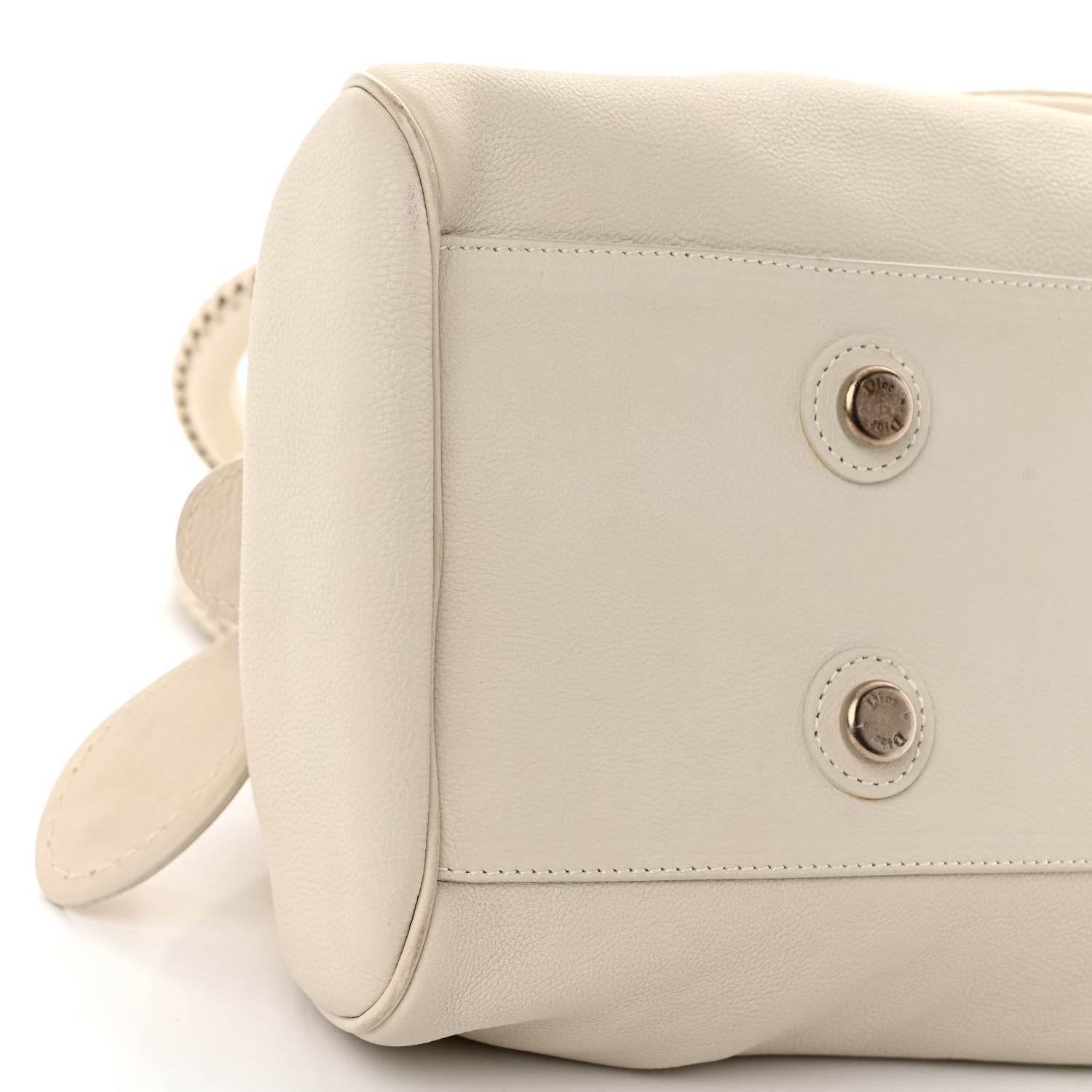 Christian Dior Calfskin My Dior Satchel White 8 of 13