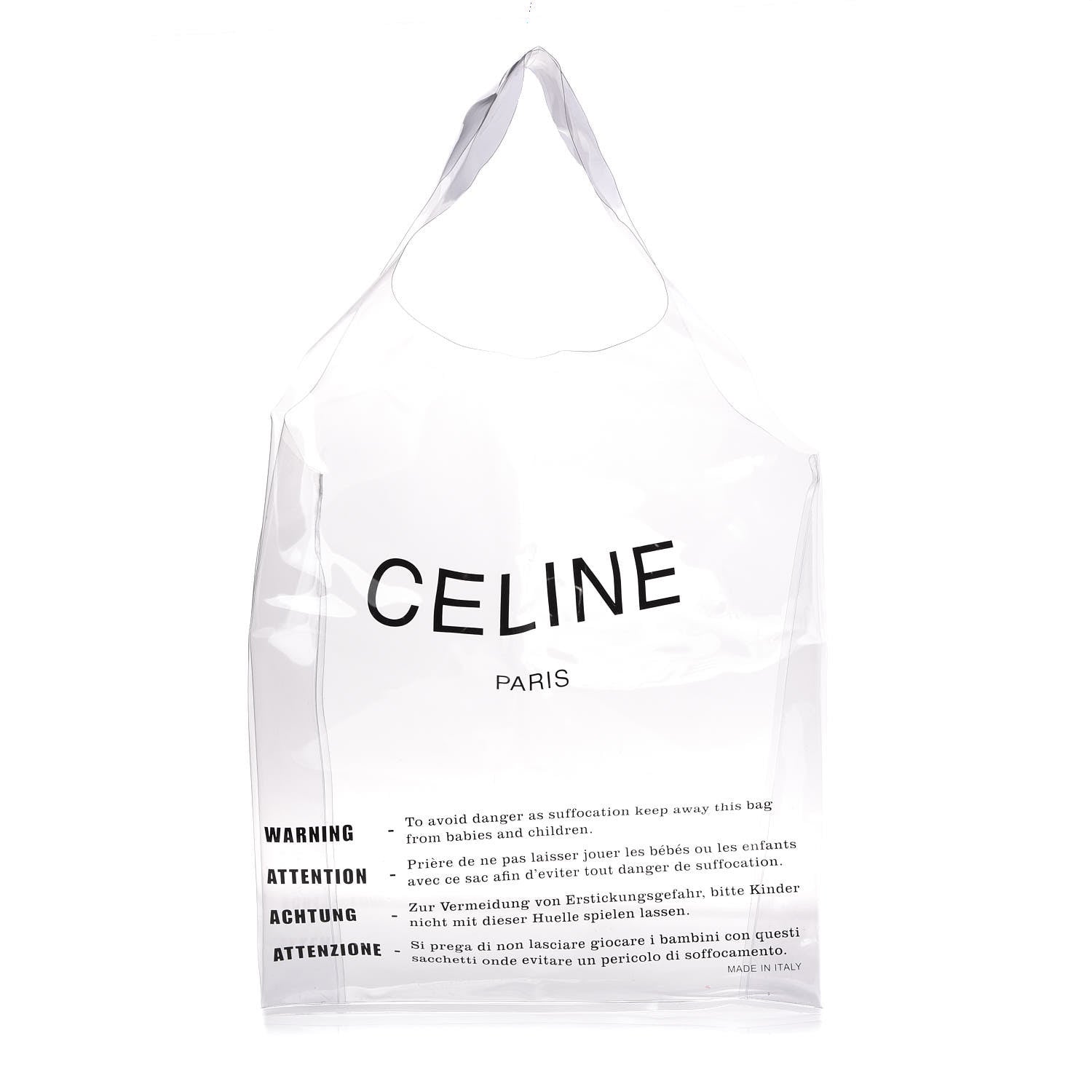 Celine Plastic Bag with Cloudy Lambskin Solo Zip Pouch Clutch Celadon 6 of 16