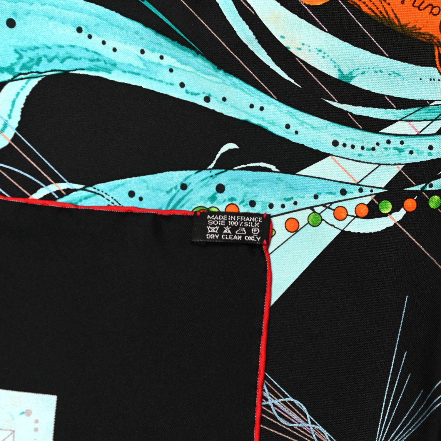 Hermes Silk La Danse Du Cosmos Scarf 90 4 of 7