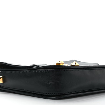 Valentino Garavani Vitello B-Rockstud Flap Black 6 of 9