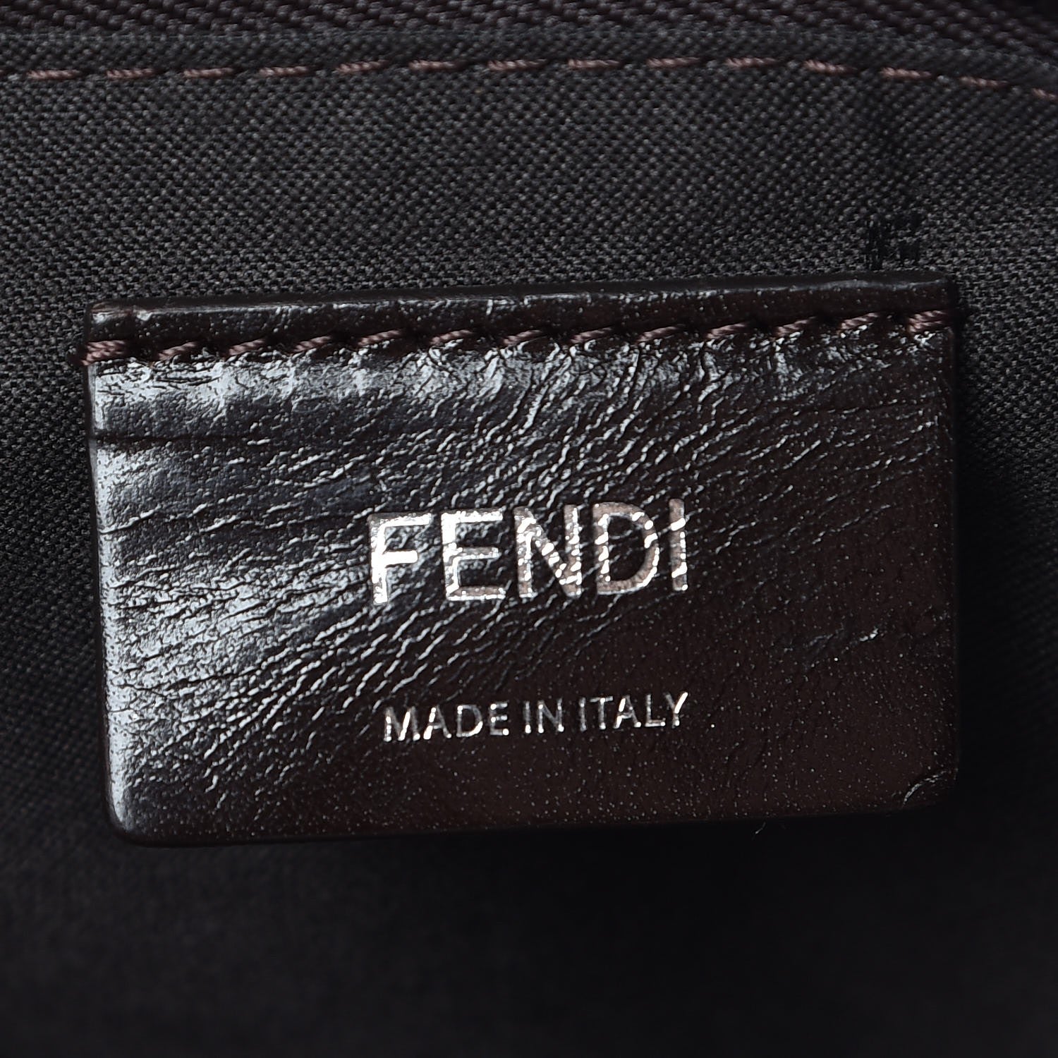 Fendi Zucca Top Handle Convertible Tote Tobacco 7 of 9