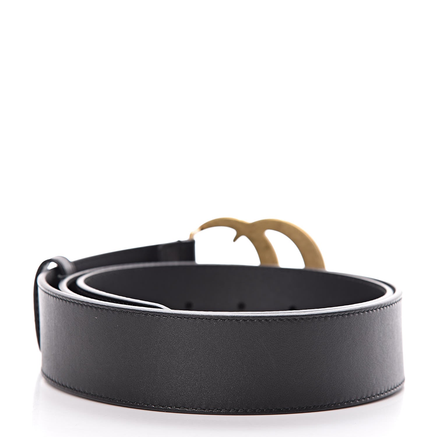 Gucci Calfskin Double G 40mm Belt 95 38 Black 3 of 7