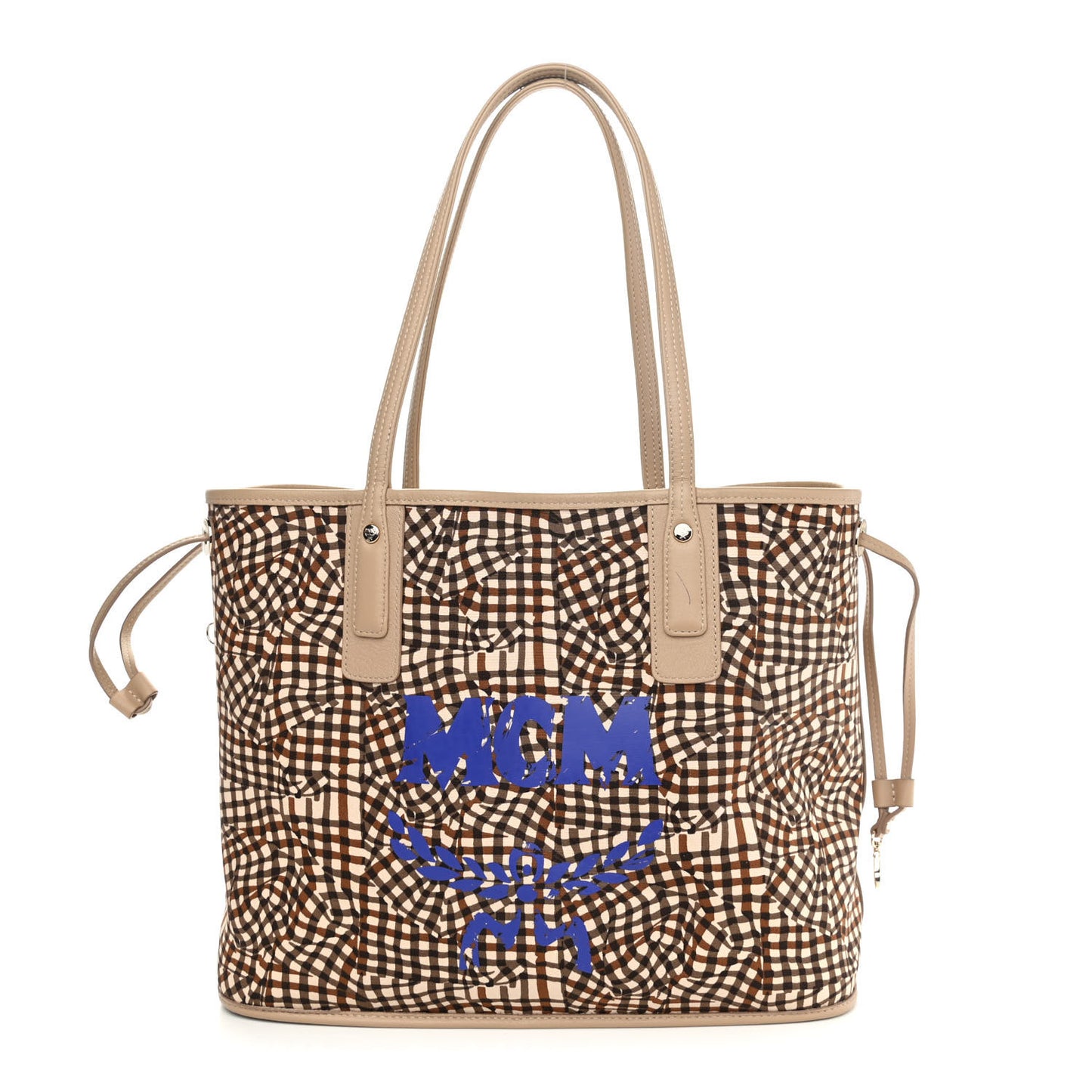 Visetos Medium Liz Reversible Shopper Tote Beige
