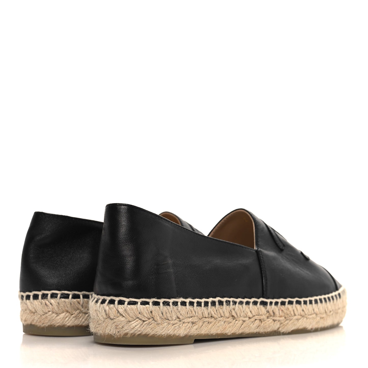 Lambskin CC Espadrilles 38 Black