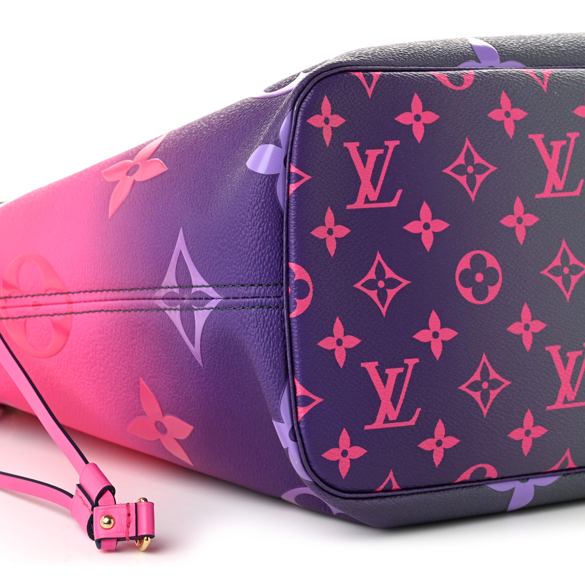 Monogram Giant Spring In The City Neverfull MM Midnight Fuchsia