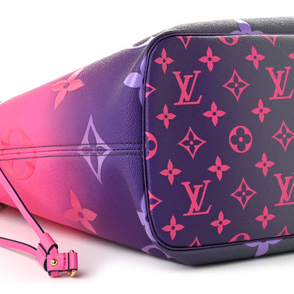 Louis Vuitton Monogram Giant Spring In The City Neverfull MM Midnight Fuchsia 9 of 12