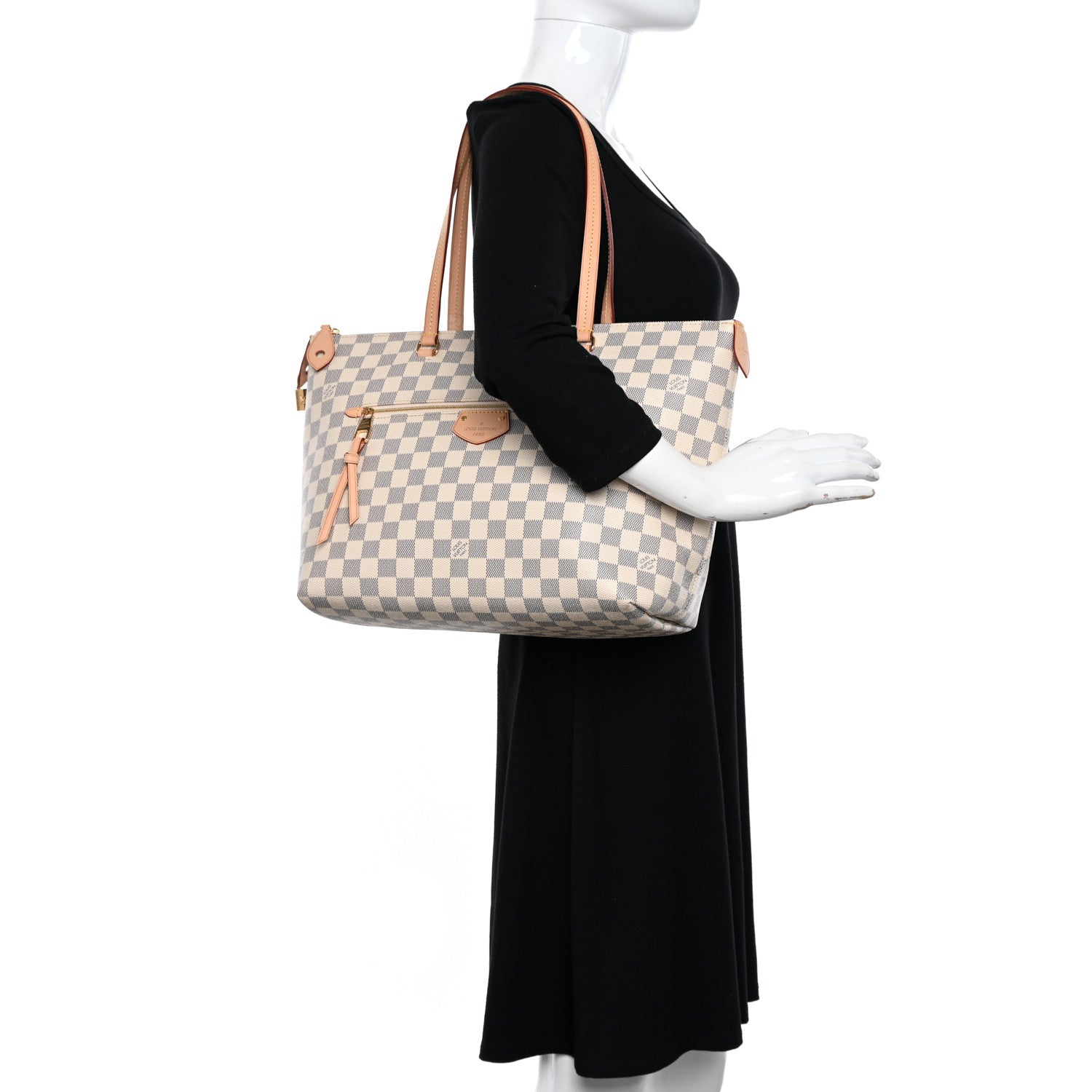 Louis Vuitton Damier Azur Iena MM 2 of 10