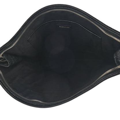 Balenciaga Agneau Arena Graffiti All Over Bazar Pouch Black Bleu Violet 5 of 6