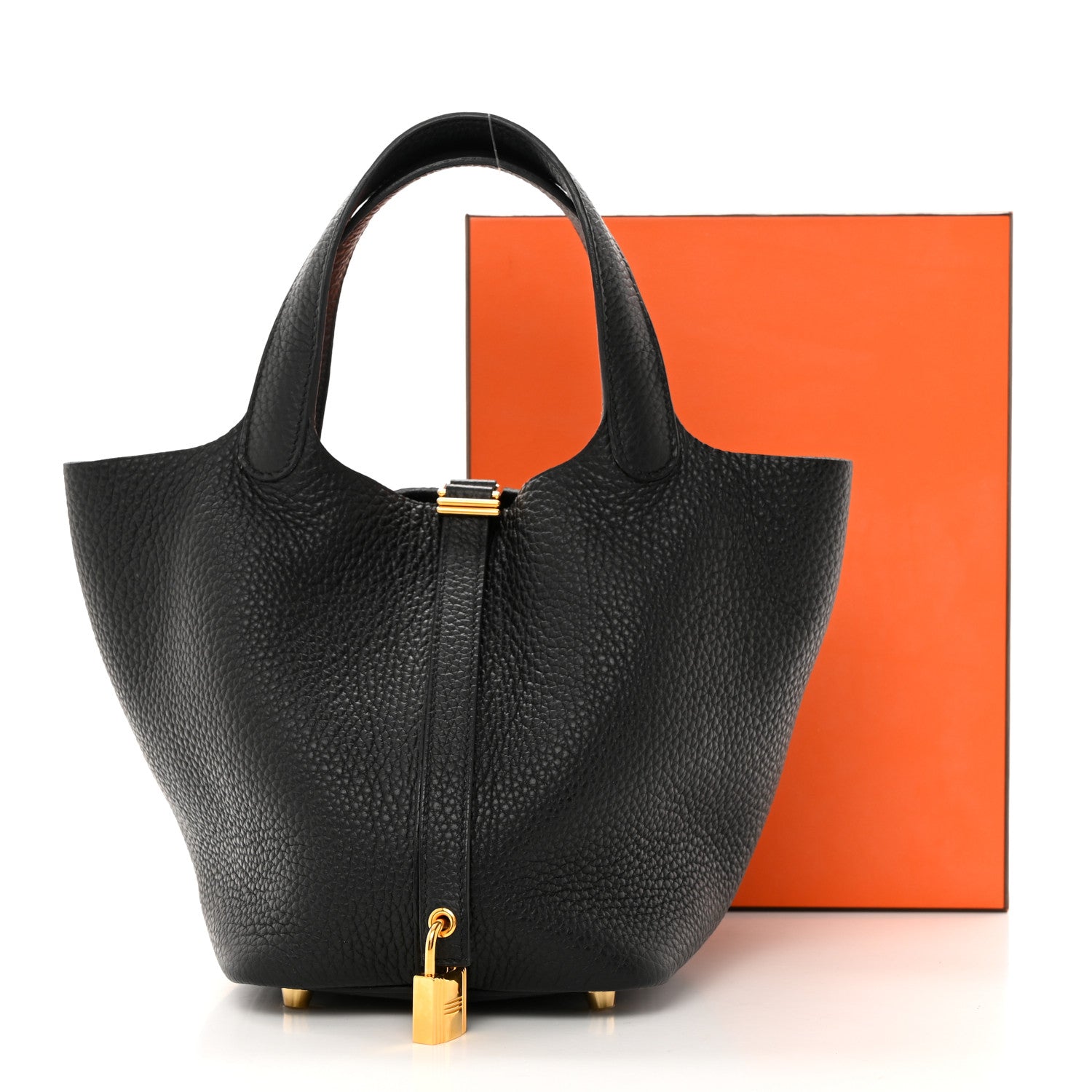 Hermes Taurillon Clemence Picotin Lock 18 PM Black 10 of 10