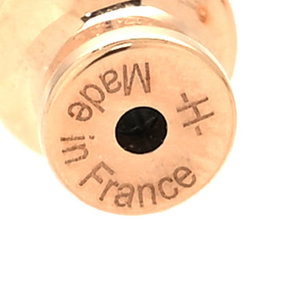 Hermes Rose Gold Lacquered Mini Pop H Earrings Lilac 5 of 6