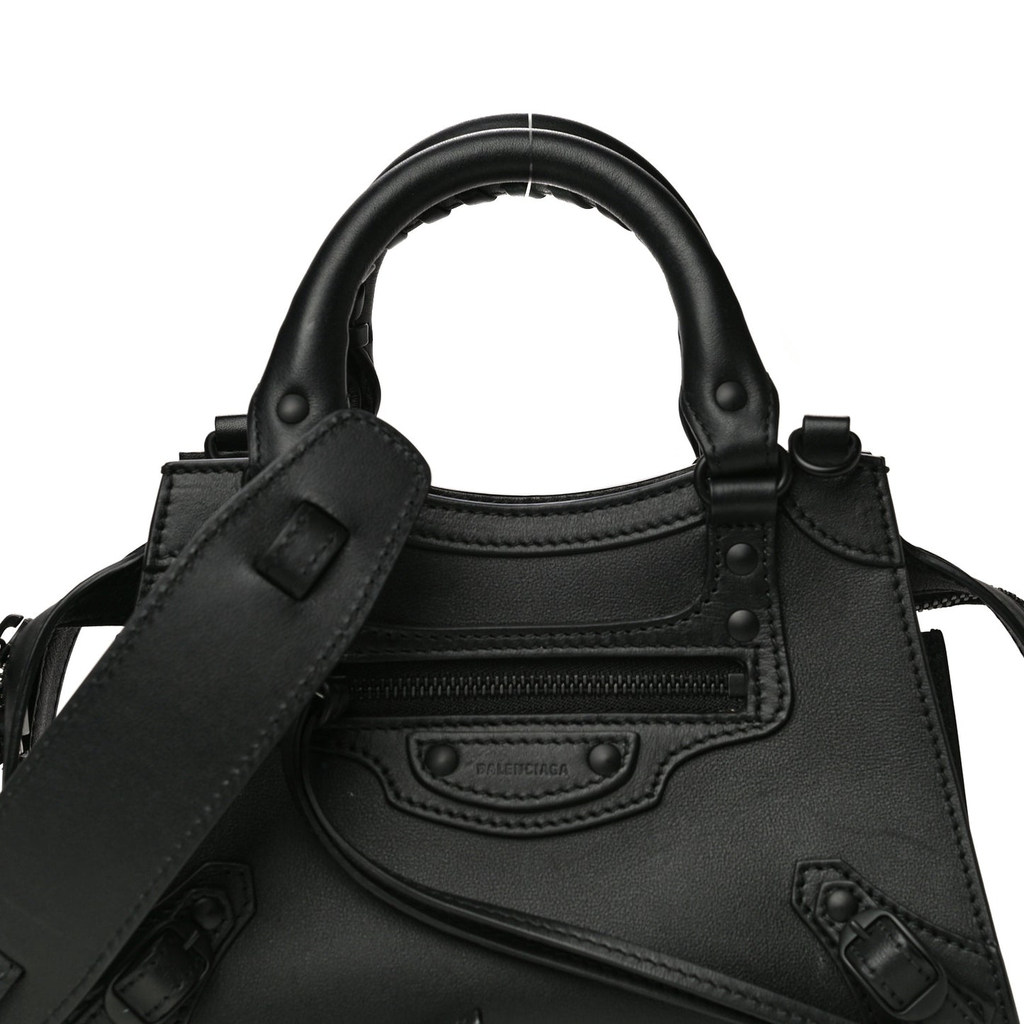 Smooth Calfskin Neo Classic Black Hardware Mini City Black