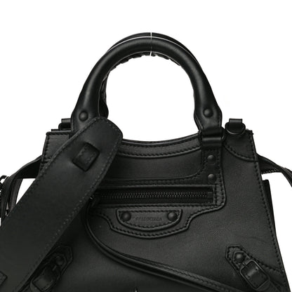 Balenciaga Smooth Calfskin Neo Classic Black Hardware Mini City Black 7 of 14