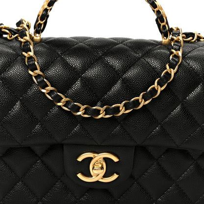 Chanel Caviar Quilted Small Handy CC Flap Black 9 of 11