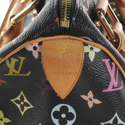 Louis Vuitton Monogram Multicolor Speedy 30 Black 8 of 8