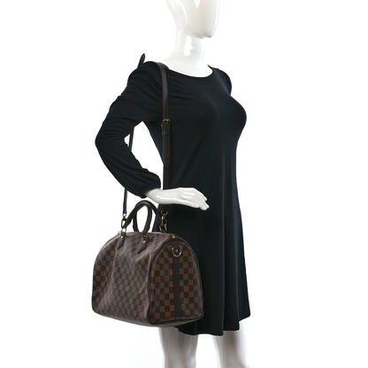 Louis Vuitton Damier Ebene Speedy Bandouliere 35 2 of 13
