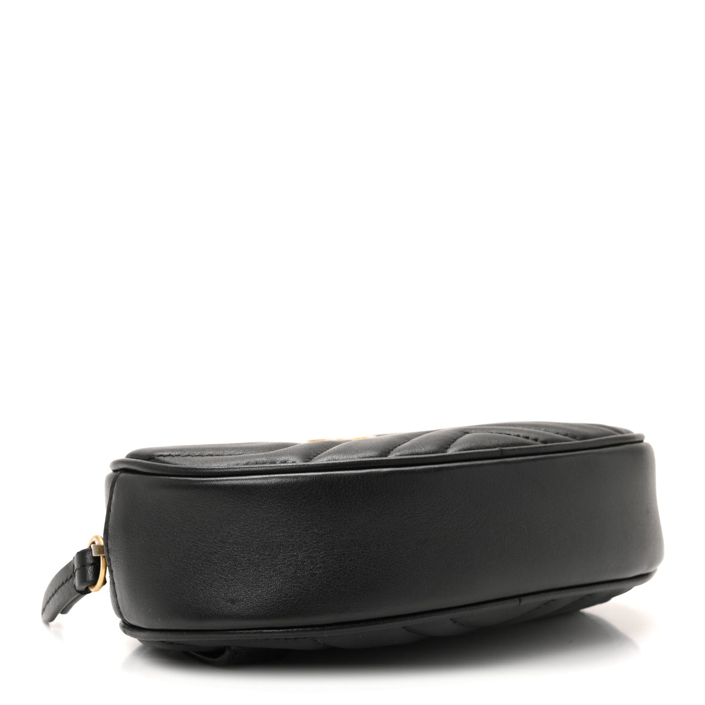 Calfskin Matelasse GG Marmont Belt Bag 85 34 Black