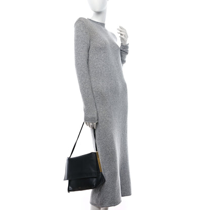 Celine Smooth Calfskin Flap Clasp Bag Black 2 of 9