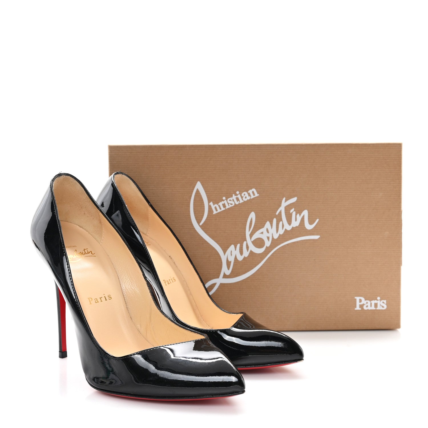Christian Louboutin Patent Corneille 100 Pumps 37.5 Black 11 of 11