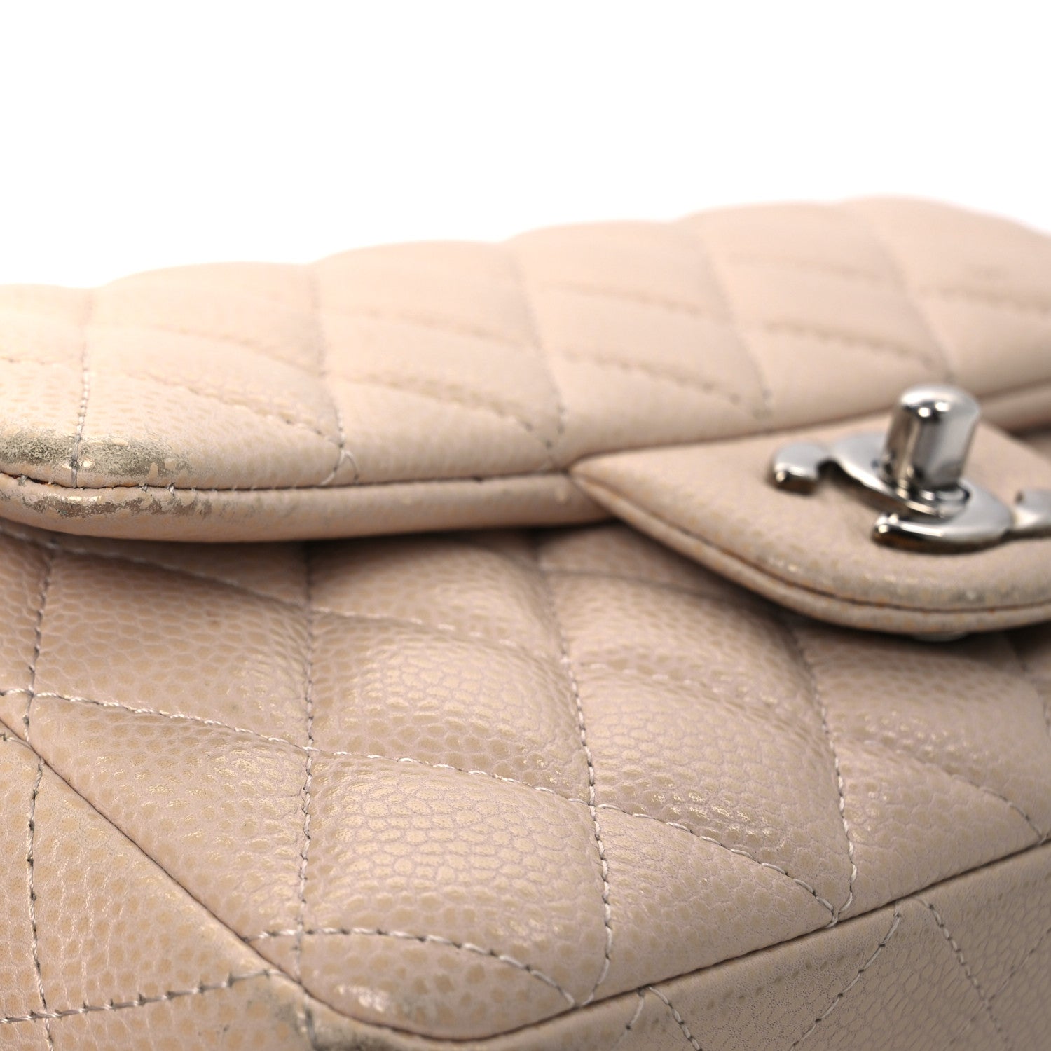 Chanel Caviar Quilted Mini Rectangular Flap Light Pink 13 of 17
