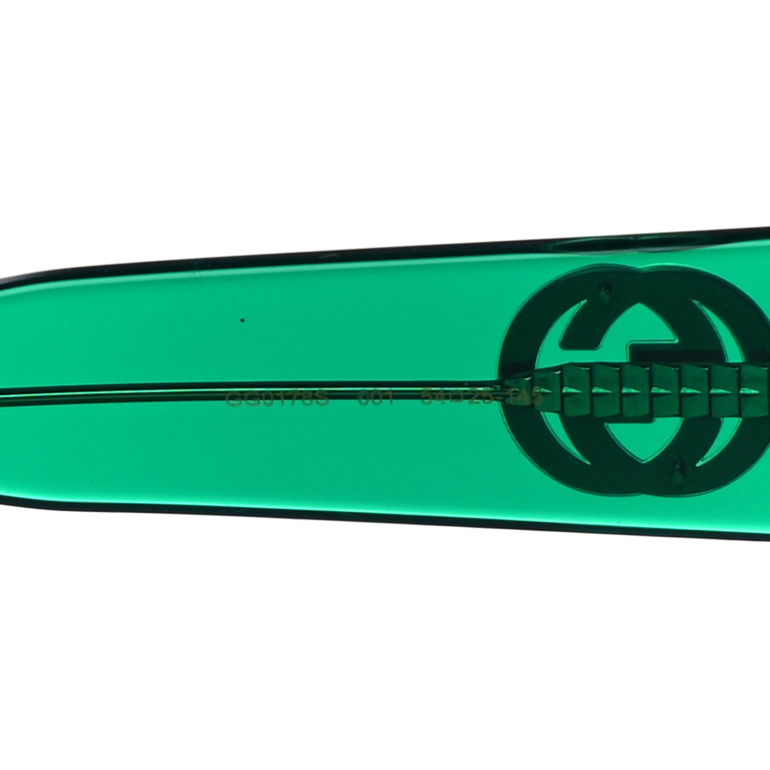 Gucci Square Web Frame GG0178S Sunglasses Green Red 6 of 7