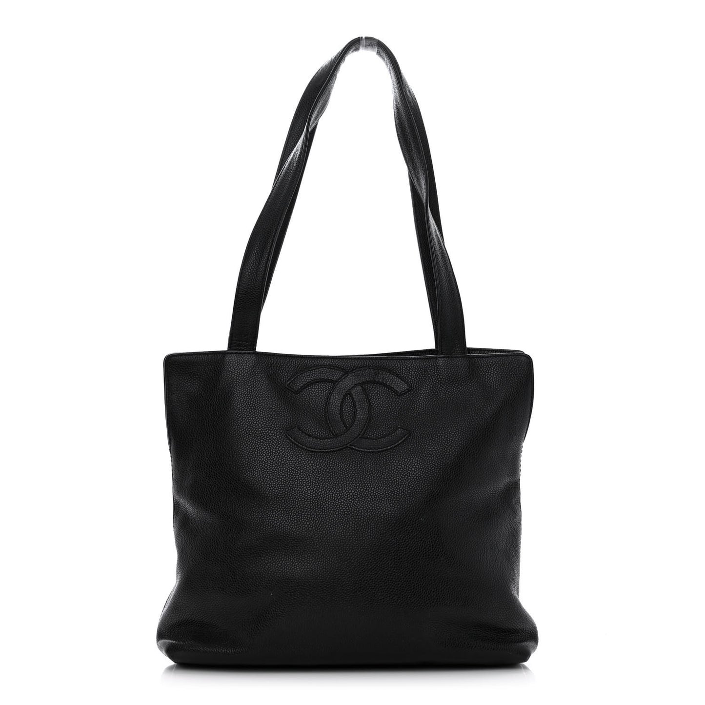 Caviar CC Shoulder Bag Black